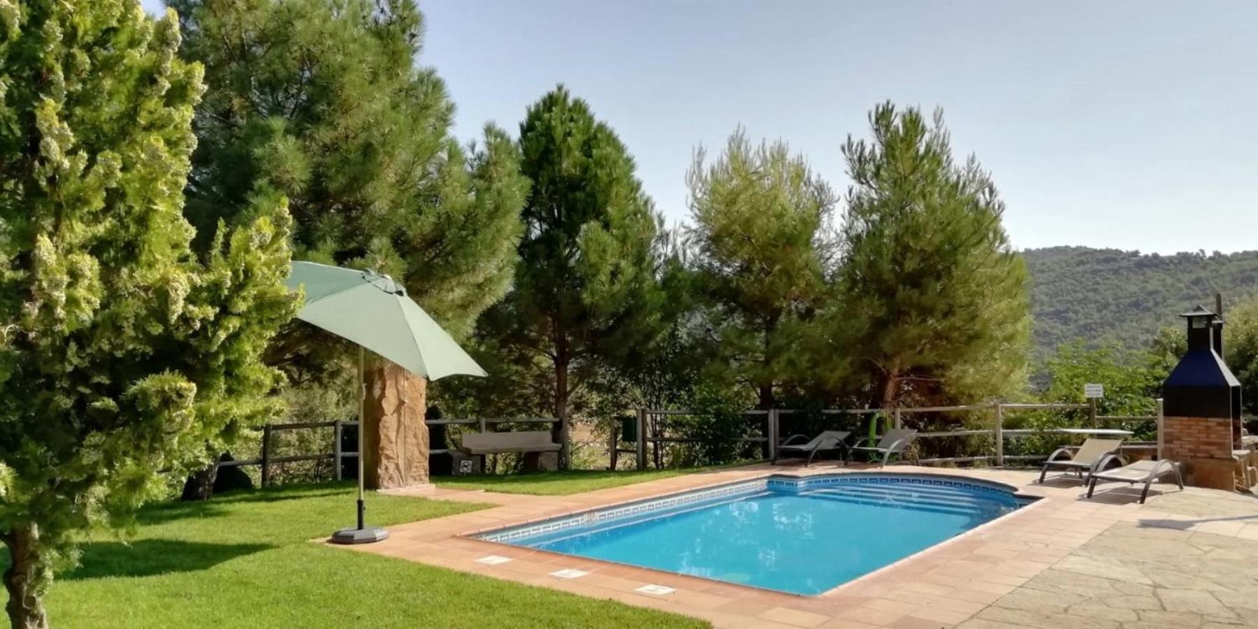 Casa Con Vistas Al Lago Y Con Piscina - Caso Nou Guest House La Baronia de Rialb Екстериор снимка